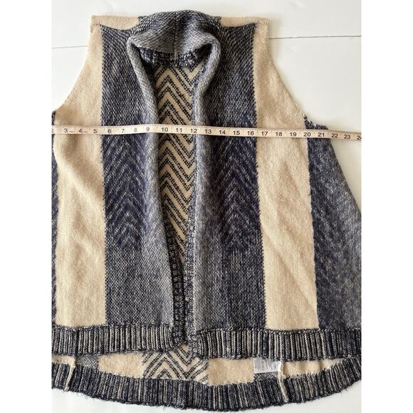 Anthropologie Sleeping On Snow Mabli Wool Blend Vest Cardigan Women XS/S Cream - Picture 6 of 8